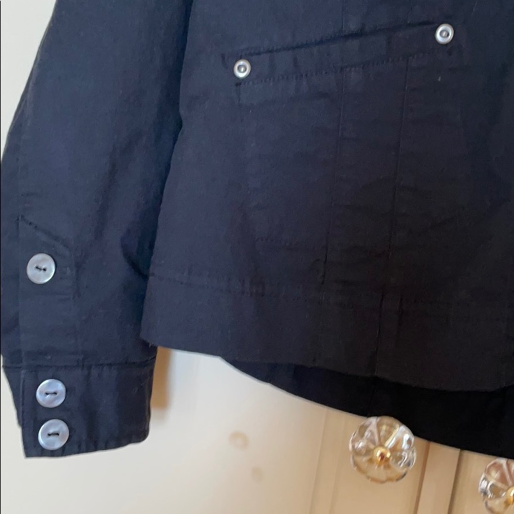 Chico’s Black Button Up Jacket Size 0 - Picture 2 of 7